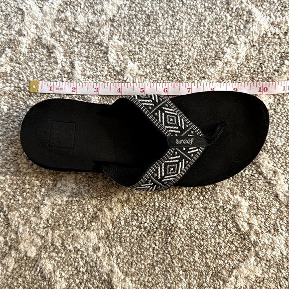 REEF flip flops - black and white - Picture 5 of 6